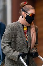 GIGI HADID Arrives Back at Her Apartment in New York 01/15/2021