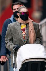 GIGI HADID Arrives Back at Her Apartment in New York 01/15/2021