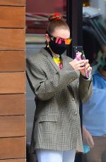 GIGI HADID Leaves Her Apartment in New York 01/15/2021
