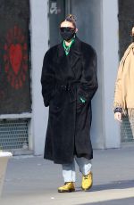 GIGI HADID Leaves Lure Fishbar Restaurant in New York 01/14/2021