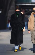 GIGI HADID Leaves Lure Fishbar Restaurant in New York 01/14/2021