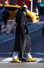 GIGI HADID Leaves Lure Fishbar Restaurant in New York 01/14/2021