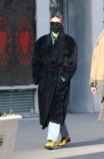 GIGI HADID Leaves Lure Fishbar Restaurant in New York 01/14/2021