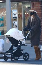 GIGI HADID Out and About in New York 01/10/2021