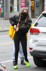 GIGI HADID Out and About in New York 01/11/2021