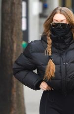 GIGI HADID Out and About in New York 01/11/2021