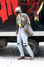 GIGI HADID Out and About in New York 01/15/2021