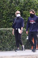 GWYNETH PALTROW and Brad Falchuk Out in Los Angeles 01/20/2021