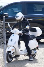 GWYNETH PALTROW Out Riding a Scooter in Santa Monica 01/02/2021