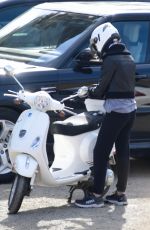 GWYNETH PALTROW Out Riding a Scooter in Santa Monica 01/02/2021