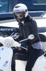 GWYNETH PALTROW Out Riding a Scooter in Santa Monica 01/02/2021