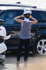 GWYNETH PALTROW Out Riding a Scooter in Santa Monica 01/02/2021