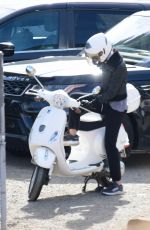 GWYNETH PALTROW Out Riding a Scooter in Santa Monica 01/02/2021