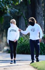 GWYNETH PALTROW Out Walking in Brentwood 01/01/2021