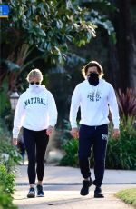 GWYNETH PALTROW Out Walking in Brentwood 01/01/2021