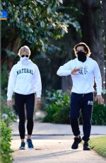GWYNETH PALTROW Out Walking in Brentwood 01/01/2021