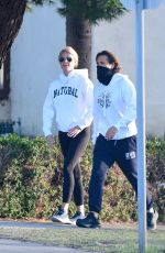 GWYNETH PALTROW Out Walking in Brentwood 01/01/2021