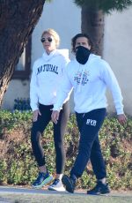 GWYNETH PALTROW Out Walking in Brentwood 01/01/2021