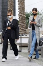 HAILEY BIEBER and SARA SAMPAIO Out Shopping in West Hollywood 01/28/2021