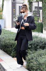 HAILEY BIEBER and SARA SAMPAIO Out Shopping in West Hollywood 01/28/2021