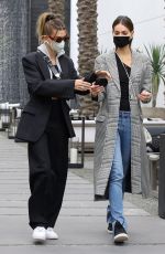 HAILEY BIEBER and SARA SAMPAIO Out Shopping in West Hollywood 01/28/2021