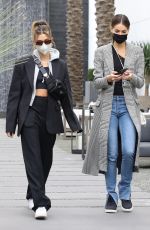 HAILEY BIEBER and SARA SAMPAIO Out Shopping in West Hollywood 01/28/2021