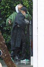 HAILEY BIEBER Arrives at a Studio in Los Angeles 01/29/2021