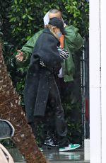 HAILEY BIEBER Arrives at a Studio in Los Angeles 01/29/2021