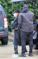 HAILEY BIEBER Arrives at a Studio in Los Angeles 01/29/2021