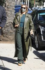 HAILEY BIEBER Heading to a Meeting in Los Angeles 01/26/2021