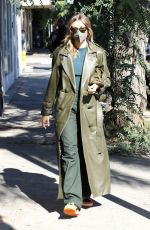 HAILEY BIEBER Heading to a Meeting in Los Angeles 01/26/2021