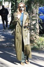 HAILEY BIEBER Heading to a Meeting in Los Angeles 01/26/2021