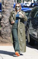 HAILEY BIEBER Heading to a Meeting in Los Angeles 01/26/2021