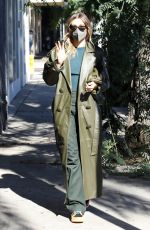 HAILEY BIEBER Heading to a Meeting in Los Angeles 01/26/2021