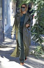 HAILEY BIEBER Heading to a Meeting in Los Angeles 01/26/2021