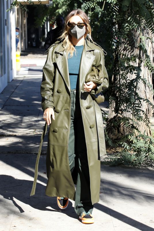 HAILEY BIEBER Heading to a Meeting in Los Angeles 01/26/2021