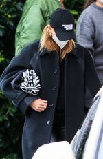 HAILEY BIEBER Heading to a Meeting in Los Angeles 01/29/2021