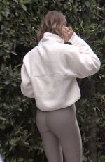 HAILEY BIEBER Leaves a Private Gym in West Hollywood 01/27/2021