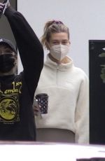 HAILEY BIEBER Leaves a Private Gym in West Hollywood 01/27/2021