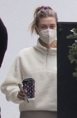 HAILEY BIEBER Leaves a Private Gym in West Hollywood 01/27/2021