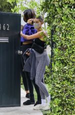 HAILEY BIEBER Out in Los Angeles 01/12/2021