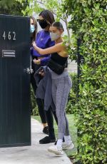 HAILEY BIEBER Out in Los Angeles 01/12/2021