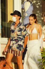 HANA CROSS Out in St. Barth 12/30/2020