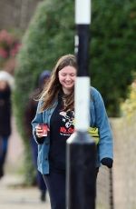 HANNAH MURRAY and Nicholas Hoult Out in Primrose Hill 01/02/2021