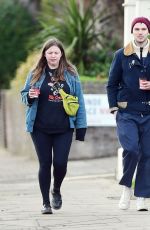 HANNAH MURRAY and Nicholas Hoult Out in Primrose Hill 01/02/2021