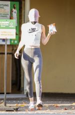 HAY:EY ROBERTS in Tights Out Shopping in Calabasas 01/07/2021