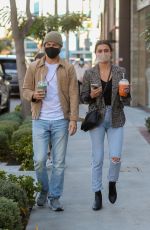 HAYLEY ERBERT and Derek Hough at Joe & the Juice in West Hollywood 01/26/2021