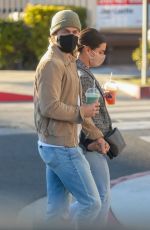 HAYLEY ERBERT and Derek Hough at Joe & the Juice in West Hollywood 01/26/2021