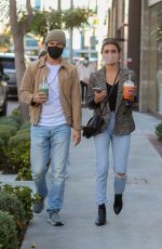 HAYLEY ERBERT and Derek Hough at Joe & the Juice in West Hollywood 01/26/2021