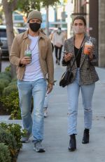 HAYLEY ERBERT and Derek Hough at Joe & the Juice in West Hollywood 01/26/2021